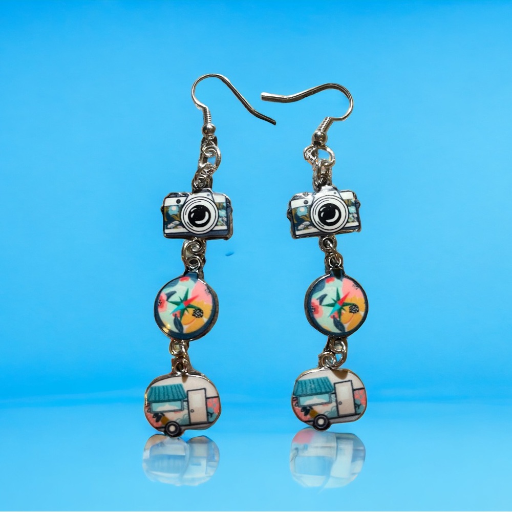 Explorer 3 Tier Earrings